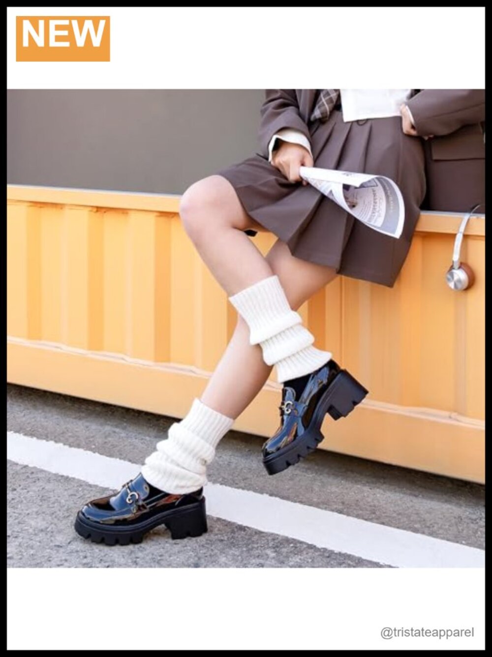 Black Platform Loafers - Chunky Slip-On Shoes for Work & Dressy Occasions